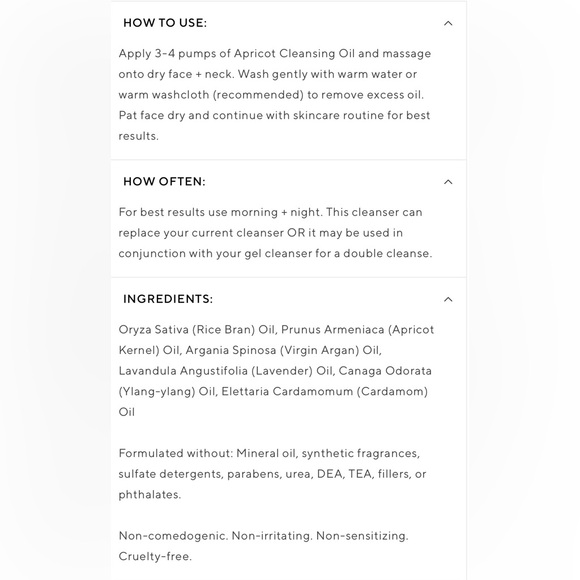 DIRTY LAMB APRICOT CLEANSING OIL - BRAND NEW SEALED! - Picture 5 of 6